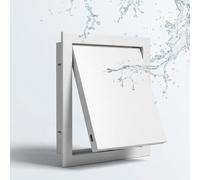 Access Doors with Hidden Hinges, 10-60cm Flush Fit Metal Access Panel Inspection Hatch Cover Ceiling Access Box for Drywall Plumbing, Fuse Box Cover，Wall/Ceiling Inspection Door(White,300x500 mm)