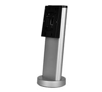 Access Gate Mounting Stand Strong Aluminum Mixture Cylindrical Shape Secure Arrange for Business and Home Use Facials Recognition Bracket