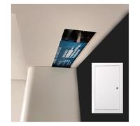 Access Panel， ABS Plastic Access Panel, Aluminum Access Panel with Lock White Multiple Sizes for Drywall and Plumbing(300x150mm/12x6in)