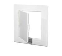 Access Panel Access Panel for Drywall 1pc Self Adhesive Inspection Wall Ceiling White Hatch Cover Universal Plastic(100x100mm)