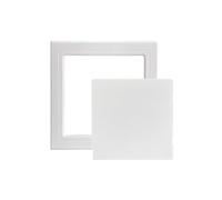 Access Panel Access Panel for Drywall Self Adhesive Inspection Hole Wall Ceiling White Hatch Cover Universal Plastic(100mmX100mm)