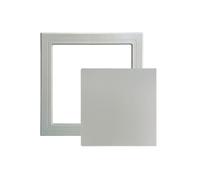 Access Panel Access Panel for Drywall Universal Self Adhesive Door Plastic Removable Inspection Hatch Ceiling(Grey 100x100mm)