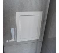 Access Panel, Aluminum Frame Access Panel for Drywall Plumbing Inspection(White,250x300mm (10x12in))