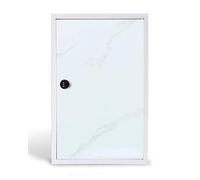 Access Panel Aluminum Honeycomb Access Panel with Combination Lock, Extra Large Wall and Ceiling Attic Door for Drywall Tiles, Marble-textured Surface(20x28in (500x700mm))