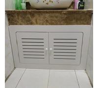 Access Panel Bathroom Ventilated Access Panel Hinged, Wall Hole Cover Service Door, PVC Waterproof Easy Access Doors to Conceals Wires/Meters/Pipes(20x20in (50x50cm))