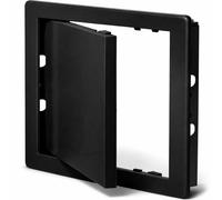 Access Panel Black Plastic Inspection Hatch - Ceiling & Wall Access Door for Pipework, Ducting & Utilities 200 x 200mm