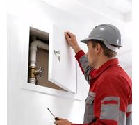 Access Panel Ceiling/Wall Access Doors with Lock & Keys, Hidden Attic Plumbing Access Hatch Panels for Drywall, Customized Universal Revision Hole Cover(16x34in (40x85cm))