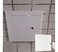 Access Panel Door Cover for Attic - Screwdriver Latch Inspection Hatch Fir Drywall Access Trap Durable Aluminum Wall Plate for Cable Management Secure and Reliable Design