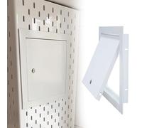 Access Panel Door for Ceiling/Wall, Indoor Outdoor Revision Doors for Water Shut/Duct System, Lockable Aluminum Access Panel Door Reinforced Metal Access Panel(35 * 35cm)