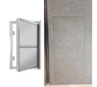 Access Panel Door Metal, Concealed Drywall Access Door for Electrical Wiring HVAC Inspection, Push-Lock Design Wall Cover