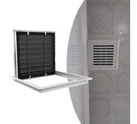 Access Panel for Attic Ceiling Drywall, Louvered Inspection Hatch, Easy Open Air Circulation Revision Door, 22x16in