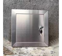 Access Panel for Ceiling - Stainless Steel Wall Hole Cover with Lock and Keys - Metal Access Door for Electrical and Plumbing Applications