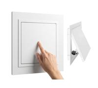 Access Panel for Drywall 13x15cm 20x20cm 51x58cm Metal Plumbing Access Door Flush Mount Wall Hole Cover Plate for Electrical HVAC Attic Inspection White Hatch(25x36cm)