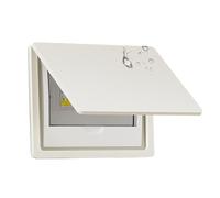 Access Panel For Drywall - 25x20cm, Utility Wall Cover | No-Drill Installation Panel - Durable Protector Plate Design For Kitchen, Bathroom, Living Room & Utility Areas, Ensures Seamless Appearance