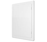 Access Panel for Drywall - 4 x 6 inch - Wall Hole Cover - Access Door - Plumbing Access Panel for Drywall - Heavy Durable Plastic White