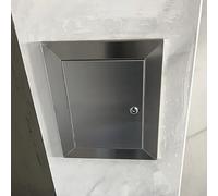 Access Panel for Drywall, Locking Inspection Door for Attic, HVAC & Cables - Concealed Service Door, 250x300mm (10x12in), with Lock & Key