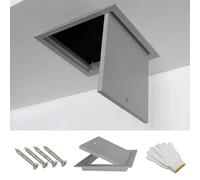 Access Panel for Drywall Plasterboard Inspection Hatch Ceiling Loft Door 150x150 300x300 400x400 mm, Lockable Metal Plumbing Wall Hole Cover Heavy Duty White(Gray,150x100mm)