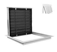 Access Panel for Drywall Shutter Access Hatch Door with Vent, Ceiling/Wall HVAC Access Panel with Dustproof Mesh, Kitchen/Offices/Home Access Hatch Vent Systems(50x50cm(20x20in))