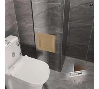 Access Panel for Drywall Small Access Panel Covers for Wall, Clip Design Wall Hole Cover Removable, Metal Revision Door for Bathroom/Shower, Cable Entry Cover(Brown,15x20cm/6x7.9in)
