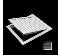 Access Panel for Drywall Ventilable Access Panel with Mesh Cover, Opening Flap Cover Plate Box Loft Hatch, Fire Rated Inspection Hatch, Crawl Space Access Door(55x55cm/22x22in)