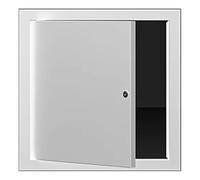 Access Panel for Drywall, White Metal Access Door with Lock, Rust Resistant Access Door, Robust and Durable Access Panels, Ceilings, Wall(40x50cm/16 x20)