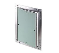 Access panel GK insert 300 x 600 mm, plasterboard 12.5 mm Kral11 revision door revision maintenance door 30 x 60 cm maintenance cleaning flap maintenance opening with aluminium frame suitable for wet rooms green drywall