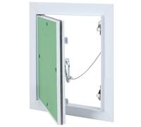 Access Panel Green and Silver Aluminium and Plasterboard Outdoor Wall vidaXL
