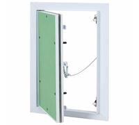 Access Panel Green and Silver Aluminium and Plasterboard Outdoor Wall vidaXL