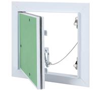 Access Panel Green and Silver Aluminium and Plasterboard Outdoor Wall vidaXL