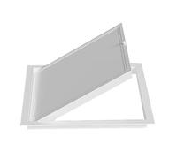 Access Panel Inspection Hatch， Aluminum Alloy Access Panel for Drywall Ceiling and Pipelines White Multiple Sizes(60 * 60cm/23.6 * 23.6in)