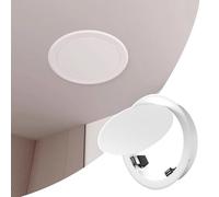 Access Panel Inspection Hatch Easy Access Doors, Small Round Access Panel Cover 6 10 12 14 inch, White Metal Access Door Push to Open(20cm (8in))