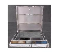 Access Panel Inspection Hatch， Lockable Steel Attic Skylight And Manhole Cover Silver Multiple Sizes(75 * 75cm)