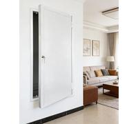 Access Panel Large Attic Access Door with Lock and Key, Drywall Laundry Room Garage Stop Cocks Opening Flap Cover Plate Decor, 24 30 32 36 39 44 48 in(18x48in/45x120cm)