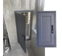 Access Panel Lockable Aluminum Access Panel Flush Mounted, Inspection Hatch for Wires/Meters/Pipes, Soundproof Decorative Attic Access Door/Service Door(Gray,50x50cm (20x20in))