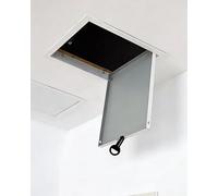 Access Panel Lockable Attic Access Hole Door Cover in Ceiling, Outdoor Opening Flap Plate for Drywall Stop Cocks Valves, Plumbing Hinged Inspection Hatch(22x34in (55x85cm))