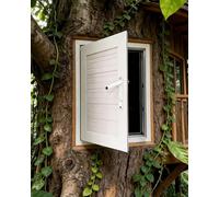 Access Panel Louvered Access Panel with Elephant Trunk Latch, Flush Mount Basement Electrical Wall Hole Cover, Large Textured Hinged Inspection Flap(White,36x48in (915x1220mm))