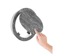Access Panel Marble Pattern Spring-clip Access Panel Round Metal, Push to Open Electrical Walls Ceilings Attic Revision Door, 5 6 8 10 12 14 16 18 inch(Dark grey,400mm/16")