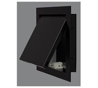 Access Panel, Metal Magnetic Access Panel for Drywall and Electrical, Multicolor(Black,7.9x7.9in/200x200mm)