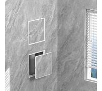 Access Panel Recessed Access Panel for Tile, Self-Adhesion Inspection Hatch Hidden, PVC Revision Door Detachable, Cover Plumbing Electrical Wiring