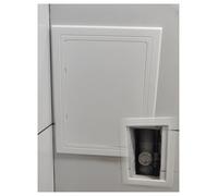 Access Panel, Self-Adhesive Access Panel for Walls Drywall and Pipes, Milk Color(7.9x7.9in/200x200mm)