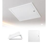 Access Panel Suspended Ceilings and Walls - Lockable for Plumbing, Ceiling | Small Access Hatch/door, Access Panel, Suitable For Bathrooms, Ceilings, And Attics(150x150mm (5.9x5.9in))