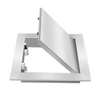 Access Panel with Spring Loaded Door for Drywall, Recessed Push-to-Open Lock, Cover Plate for Ceiling and Wall Inspection