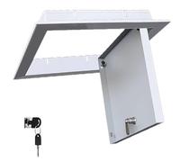 Access Panels Metal Panel Ceiling or Wall - Lockable Inspection Door, Recessed Design Plumbing and Maintenance Access