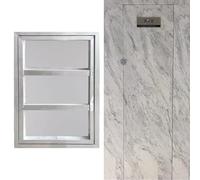 Access panels,Recessed Tile Wall Access Panel Aluminum, Click Open/Close Mechanism Access Panel for Drywall, Attic Door Access Hatch, Plumbing Wiring Wall Hole Cover(24x47in(600x1200mm))