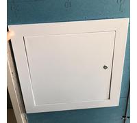 Access panels,White Metal Access Panel for Drywall/Ceiling/Wall/Attic, Lockable Hatch Loft Access Door, Home Commercial Electrical Plumbing Inspection Service Flap(35x40cm(13.8x15.8in))