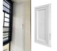 Access panels,White Painted Metal Access Panel, Hinged Revision Door with Lock and Key, Wall Inspection Hatch for Conceals Wires, Meters, Pipes, Electrical Application(WxH(95x95cm))