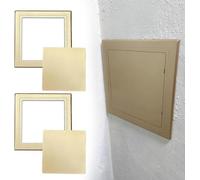 Access panelSelf-Adhesive Wall Access Panel Plastic Cover, Easy Fuse Box Attic Inspection Hatch, 6x6 10x10 13x13 in Plumbing Revision Hole Service Shaft Plate