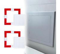 Access panelSelf-Adhesive Wall Access Panel Plastic Cover, Easy Fuse Box Attic Inspection Hatch, 6x6 10x10 13x13 in Plumbing Revision Hole Service Shaft Plate