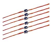 ACCESSHER Ethnic Elegant and Stylish Elephant Design Rakhi for Beloved Brother Pack of 6 Kids Rakhi with Roli Kumkum Packets and Happy Rakshabandhan Card