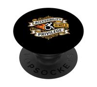 Accessibility Is Not A Privilege Disability Rights Activist PopSockets Adhesive PopGrip